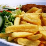 Chicken Chips & Salad - $10